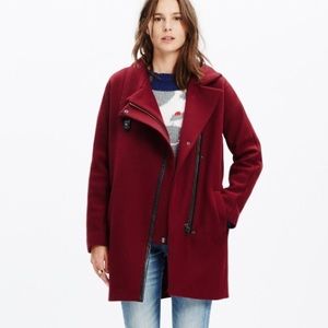 Madewell city grid coat
